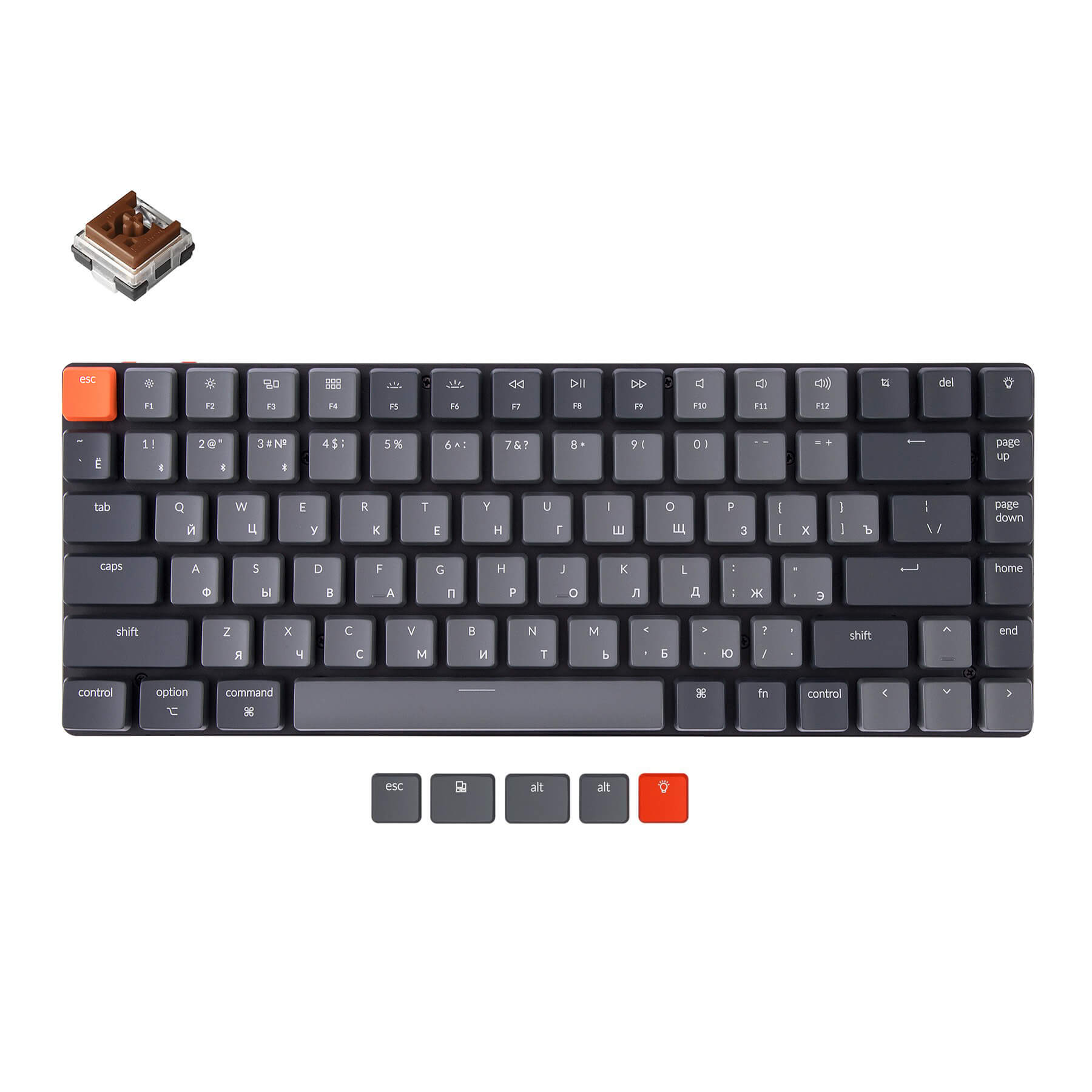 keychron-k3-version-2-clavier-m-canique-ultra-fin-sans-fil-ru-russe image 2