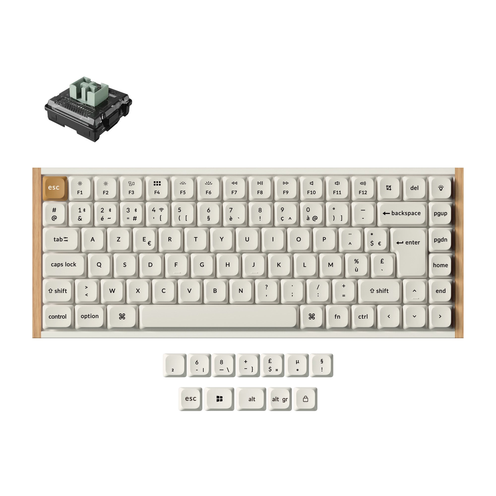 keychron-k3-he-clavier-magn-tique-sans-fil-75-low-profile-hall-effect image 2