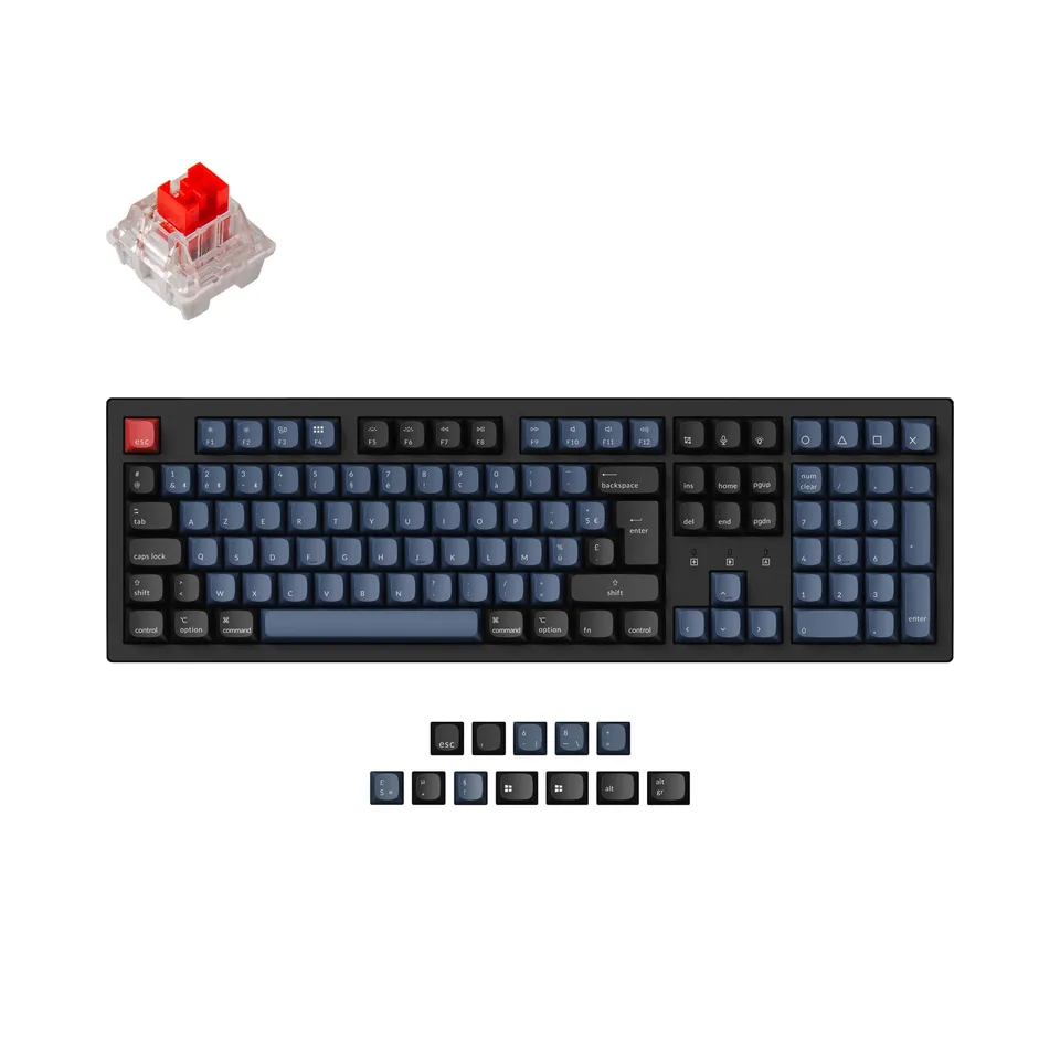 keychron-k10-pro-qmk-via-clavier-m-canique-sans-fil-100-iso-hot-swap image 1
