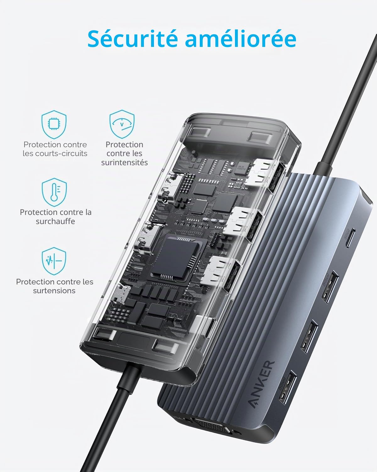 anker-hub-usb-c-8-en-1-triple-display-2x-hdmi-4k-vga-1080p image 6