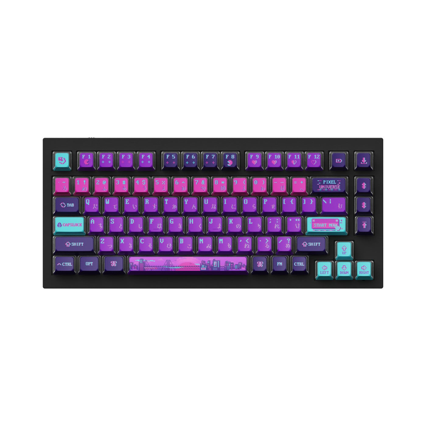 keychron-set-keycaps-oem-pbt-dye-sub-pixel-universe-full-set-ansi image 2