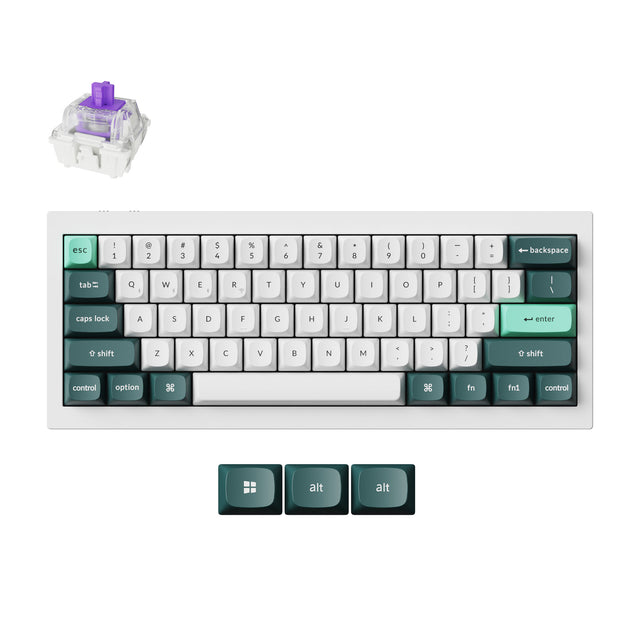 keychron-q4-he-clavier-custom-sans-fil-qmk-effet-hall-60-us-ansi image 2