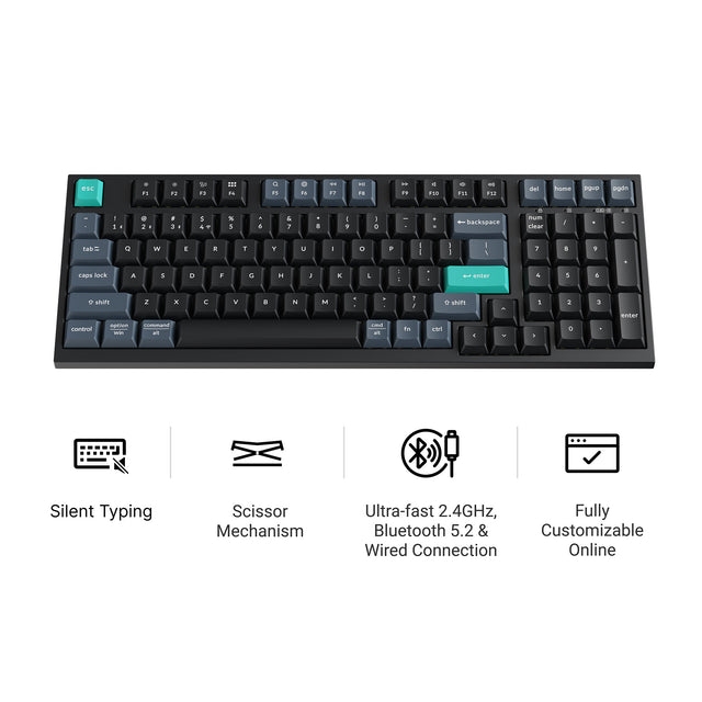 keychron-b35-clavier-sans-fil-96-silencieux-ciseaux image 6