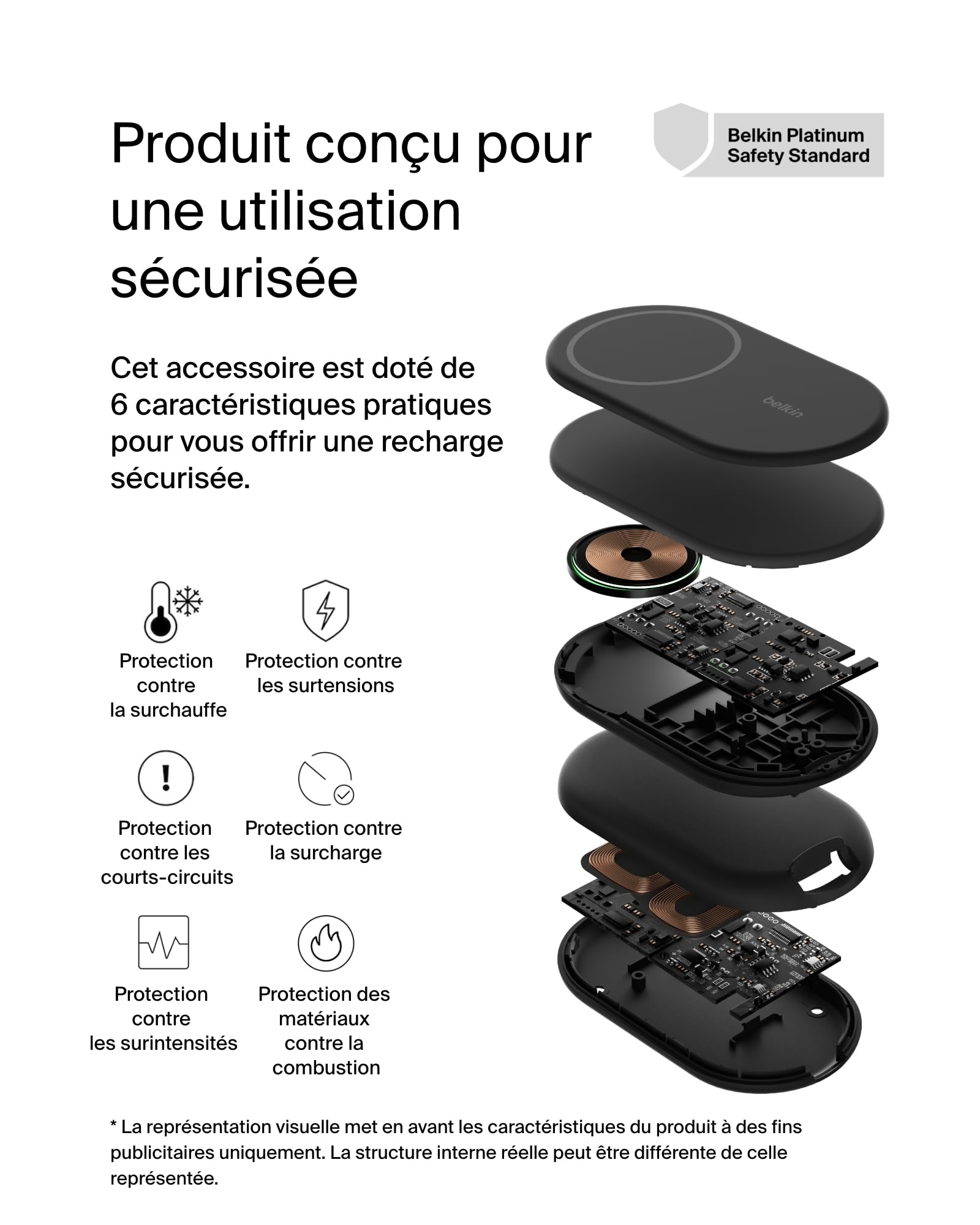 belkin-boostcharge-socle-de-recharge-2-en-1-pliable-qi2-15w-magsafe-iphone-airpo image 7