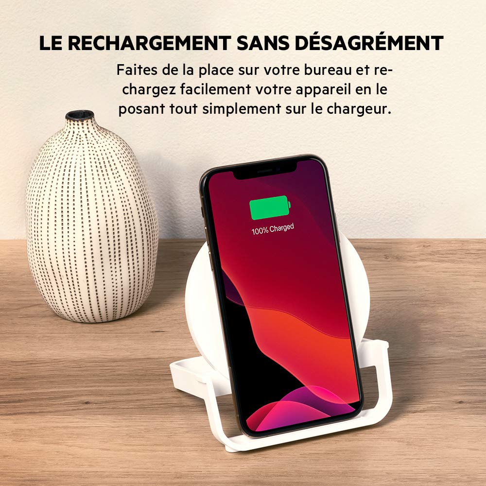 belkin-boostcharge-support-chargeur-induction-10-w-qi-blanc image 2