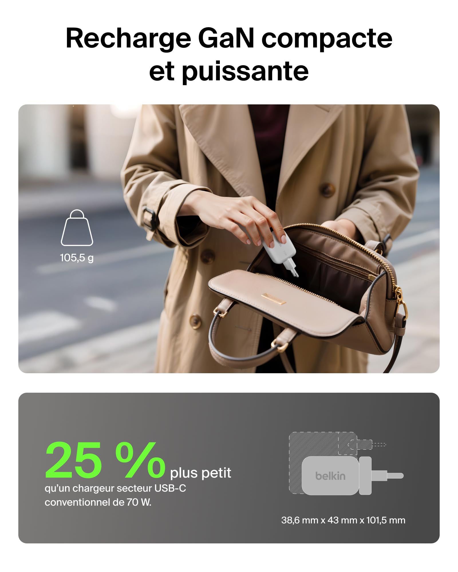 belkin-chargeur-usb-c-gan-70w-3-ports-2-usb-c-usb-a-blanc image 3