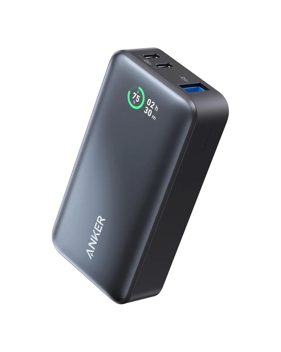 anker-533-batterie-externe-10000-mah-pd-30w-power-bank-c-ble-usb-c-int-gr-noir image 1