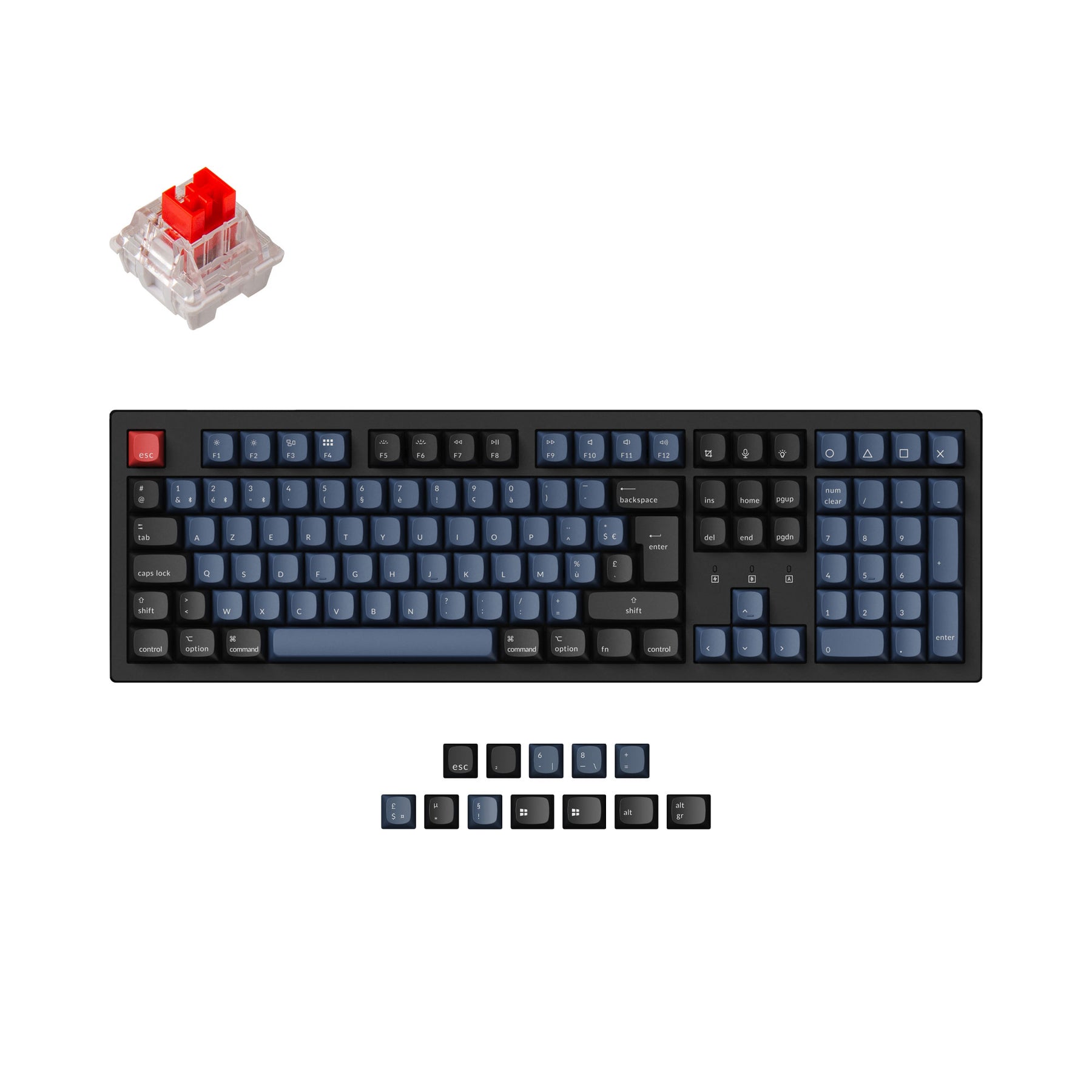 keychron-k10-pro-qmk-via-clavier-m-canique-sans-fil-100-iso-hot-swap image 1