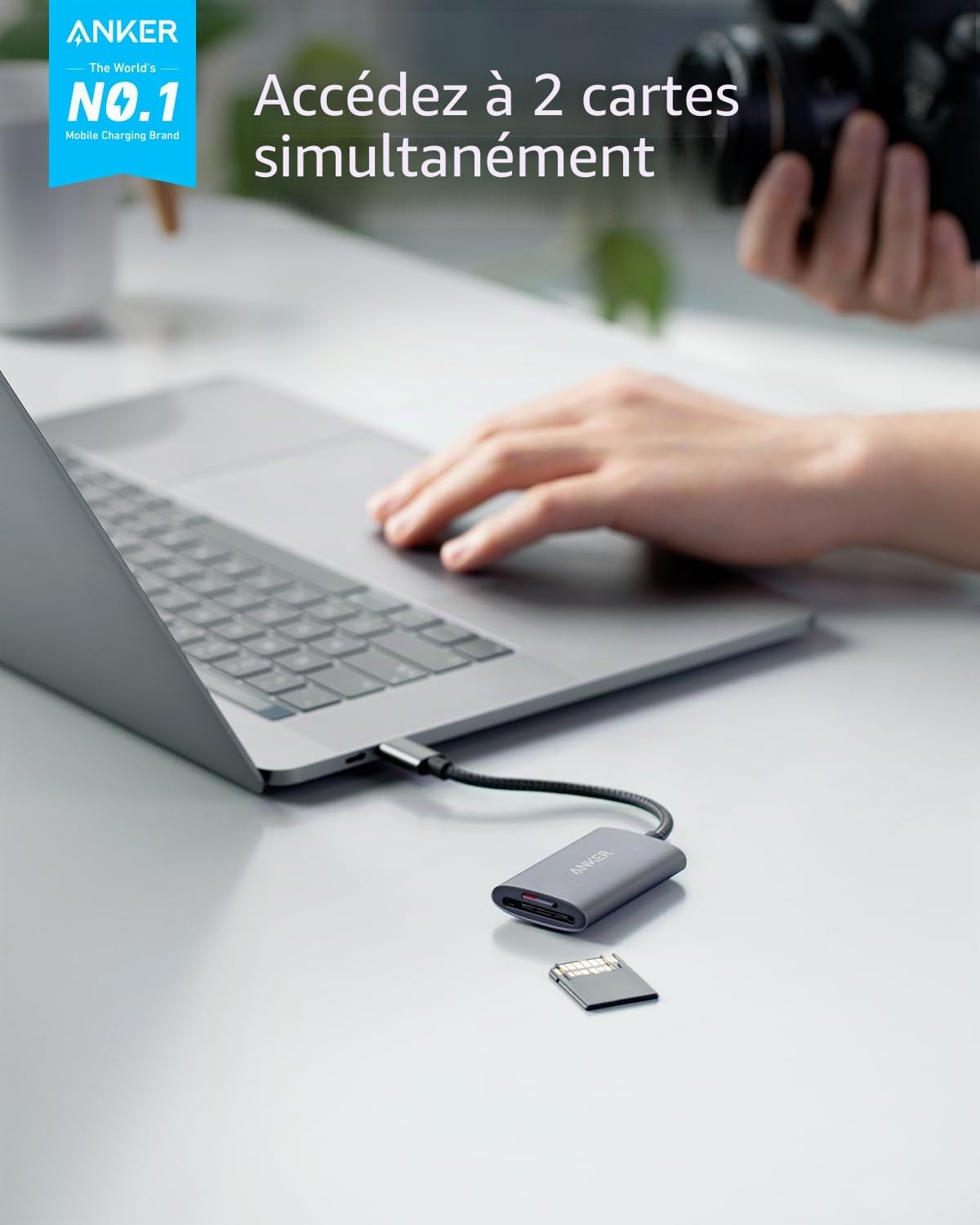 anker-powerexpand-lecteur-de-carte-usb-c-sd-4-0-2-en-1-uhs-ii image 2