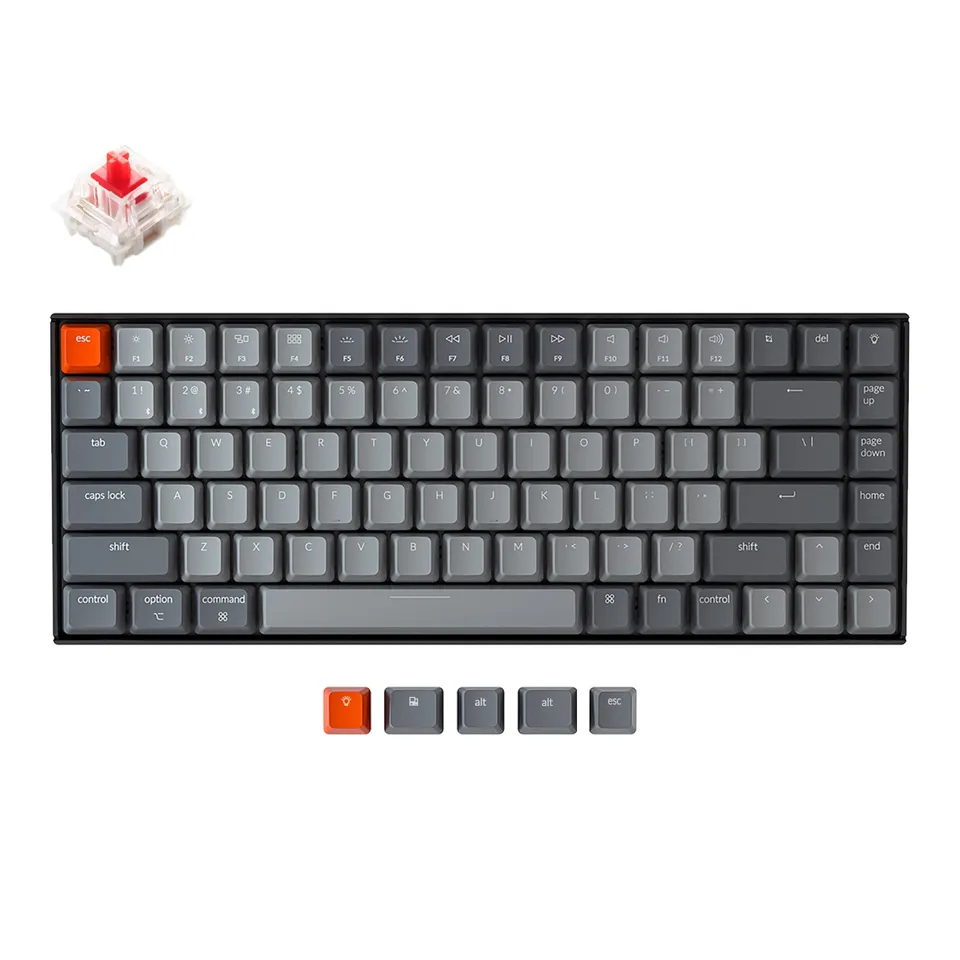keychron-k2-version-2-clavier-m-canique-sans-fil-75-us-ansi-anglais image 1