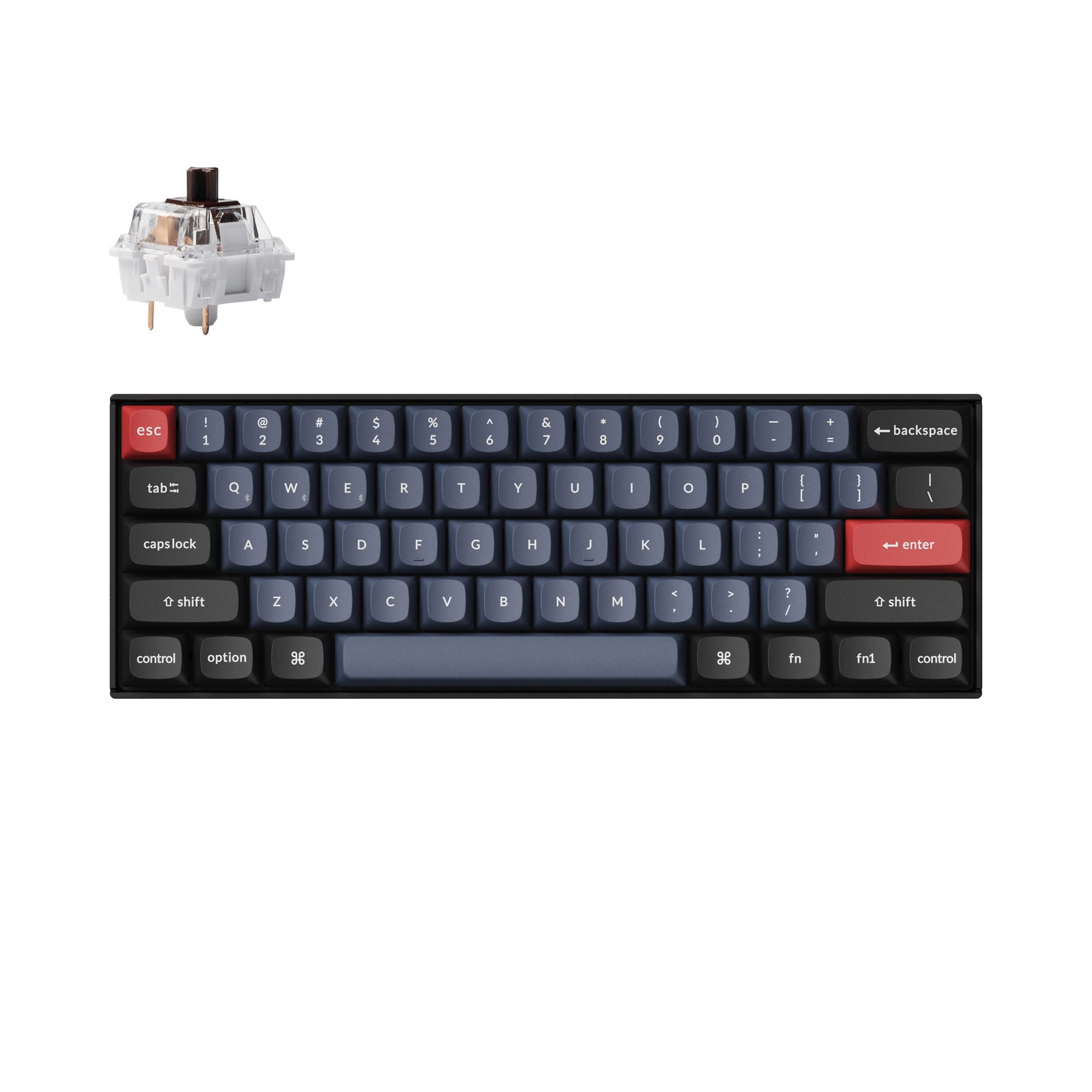 keychron-k12-pro-clavier-m-canique-sans-fil-qmk-via-ansi-us-60 image 2