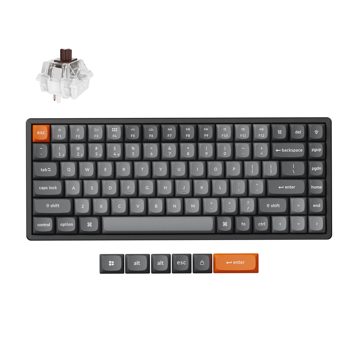 keychron-k2-max-qmk-clavier-m-canique-sans-fil-75-us-ansi image 1