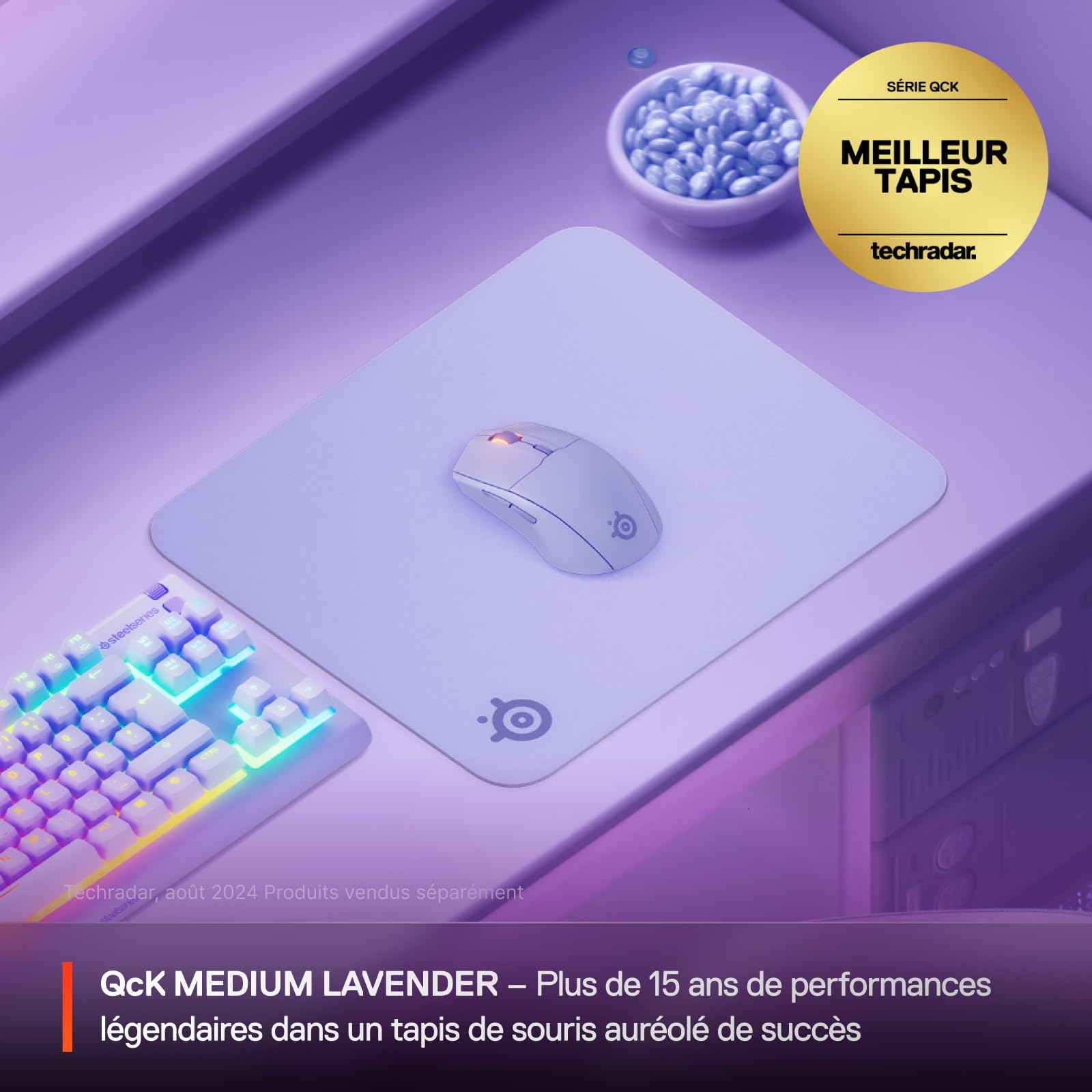 steelseries-qck-medium-tapis-gaming-320-x-270-mm-lavande image 2