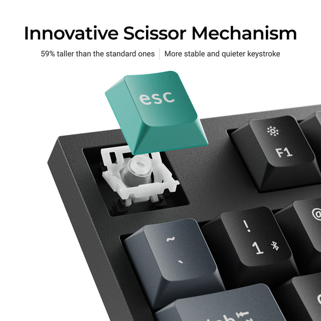 keychron-b35-clavier-sans-fil-96-silencieux-ciseaux image 5