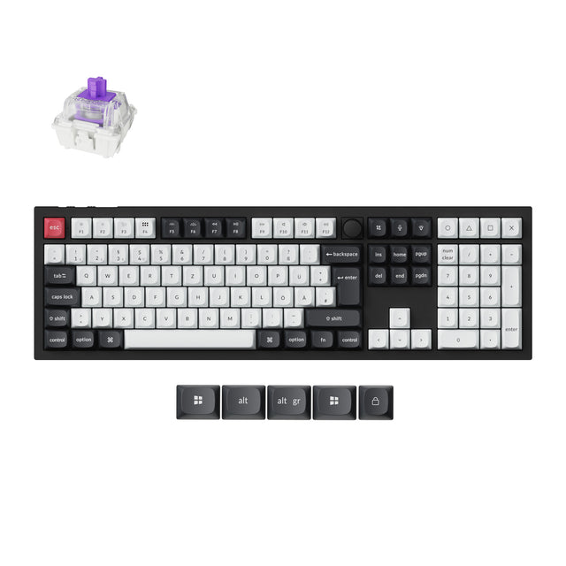 keychron-q6-he-qmk-clavier-custom-sans-fil-iso-100 image 2