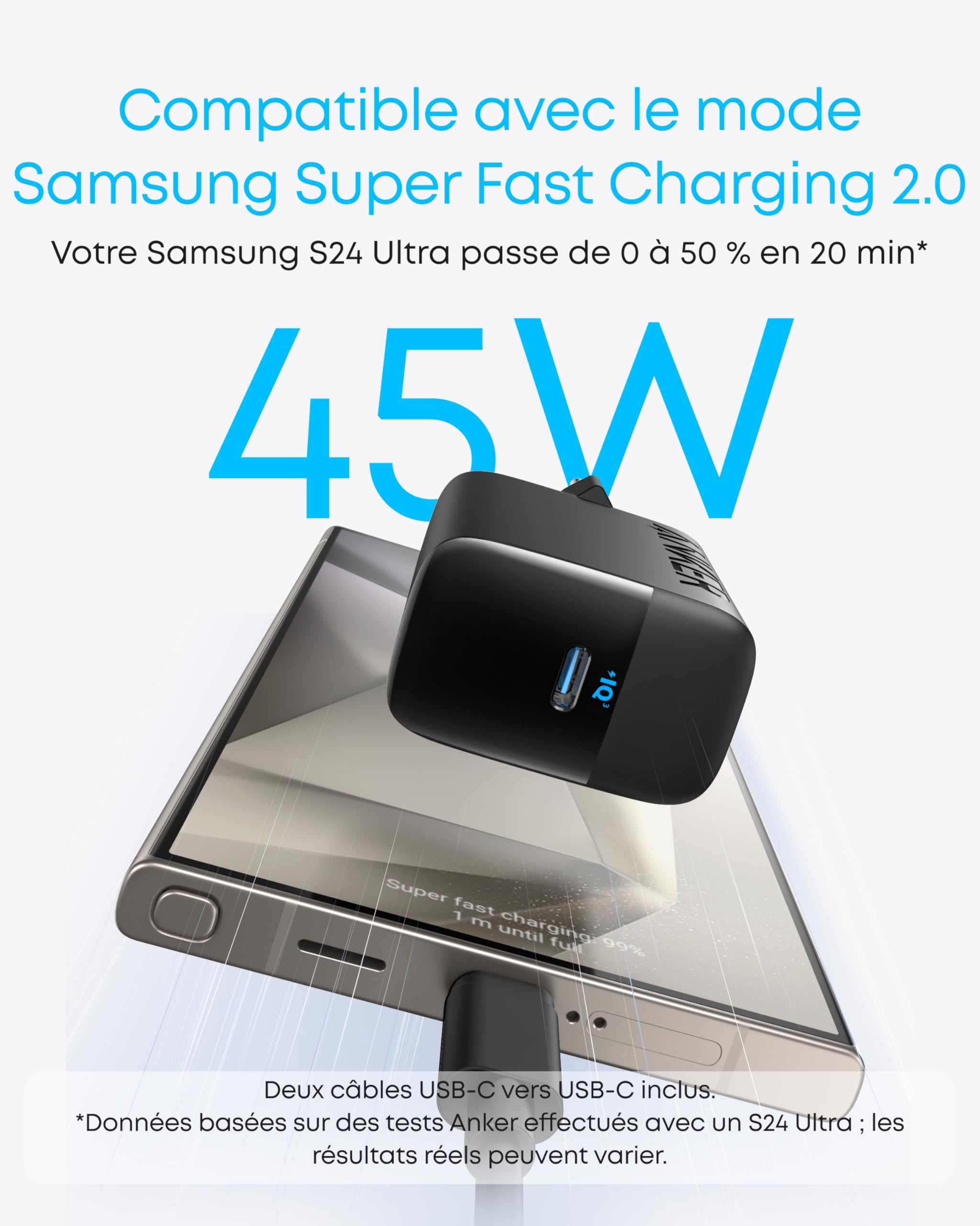 anker-chargeur-rapide-45w-usb-c-avec-c-ble-1-5m-powerport image 2
