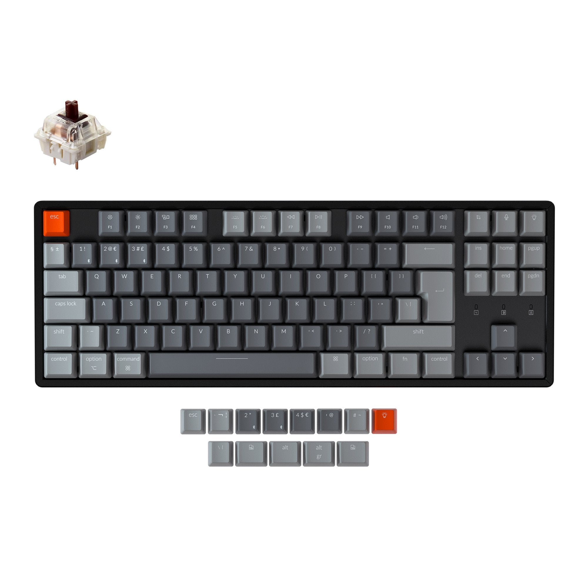 keychron-k8-clavier-m-canique-sans-fil-tenkeyless-disposition-uk-iso image 6