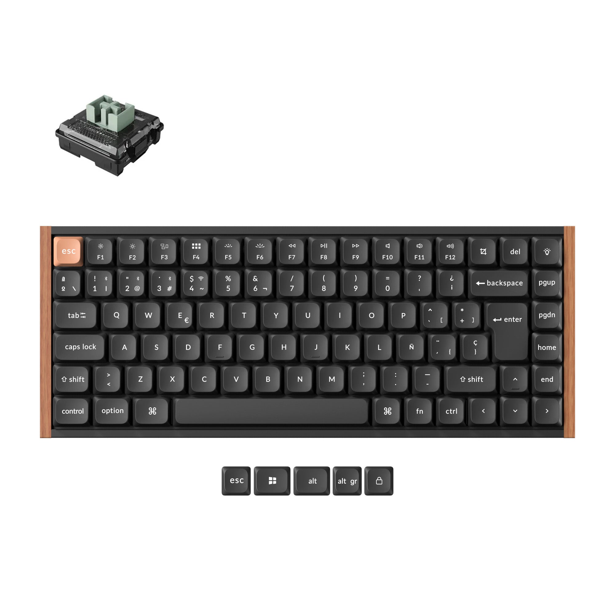 keychron-k3-he-clavier-magn-tique-sans-fil-75-low-profile-hall-effect image 3