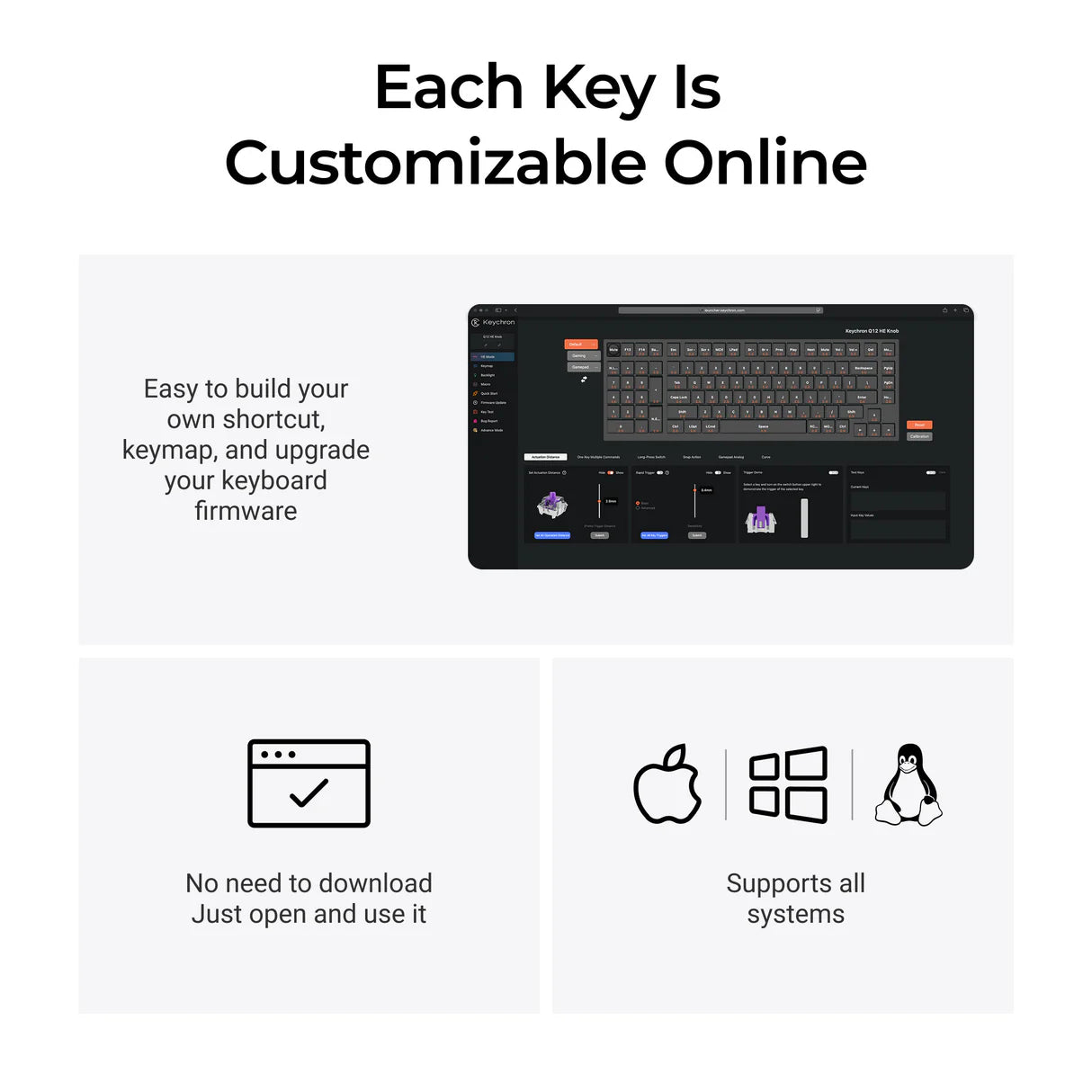 keychron-q12-he-clavier-custom-sans-fil-96-switchs-magn-tiques image 4