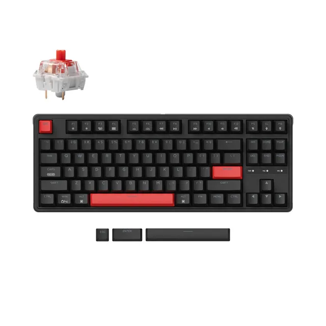 keychron-c3-pro-clavier-m-canique-filaire-qmk-via-disposition-us-ansi image 1