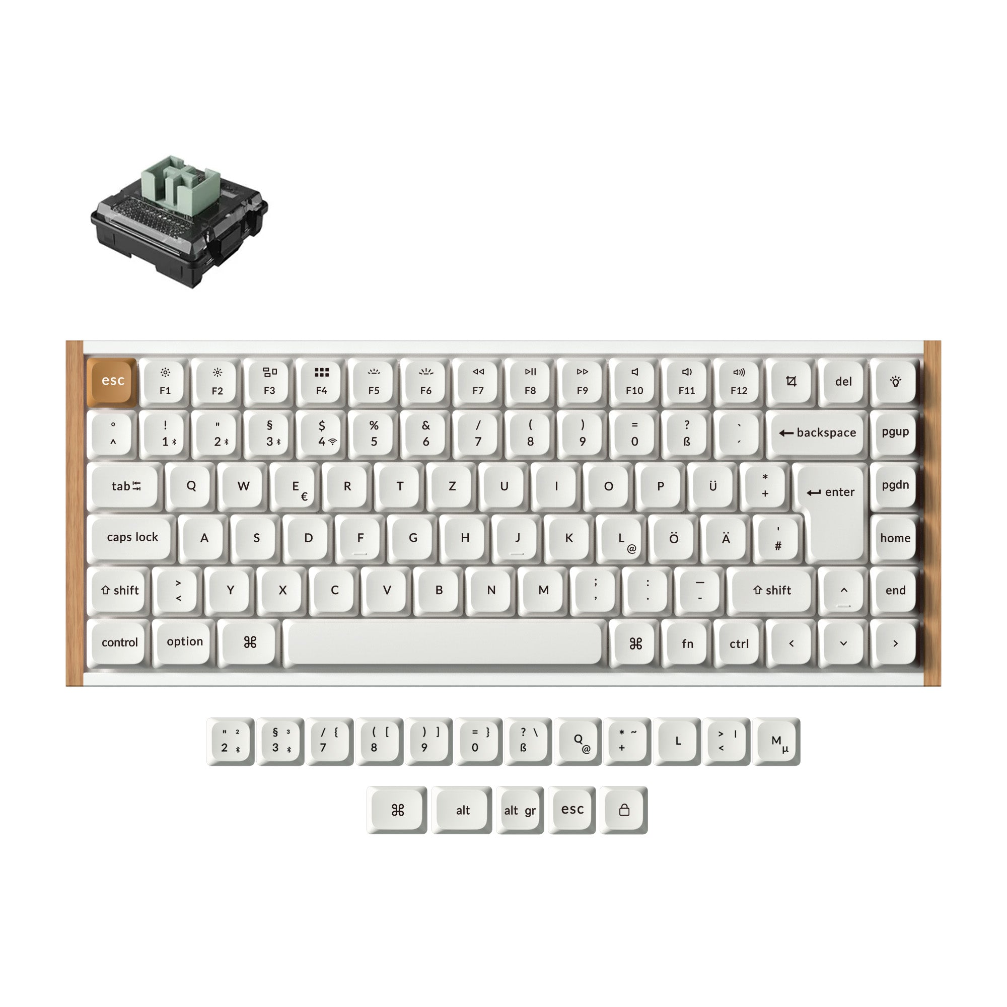 keychron-k3-he-clavier-magn-tique-sans-fil-75-low-profile-hall-effect image 5