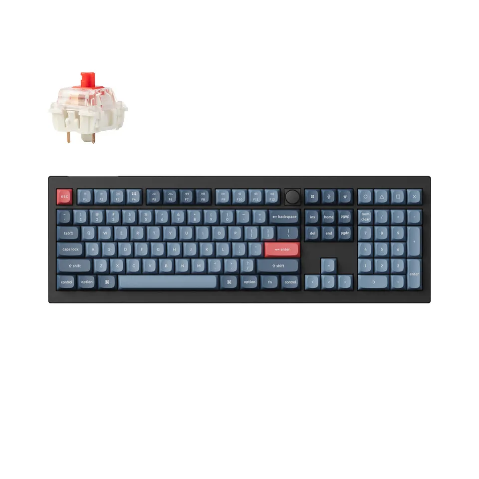 keychron-v6-max-qmk-via-clavier-m-canique-sans-fil-us-ansi image 1