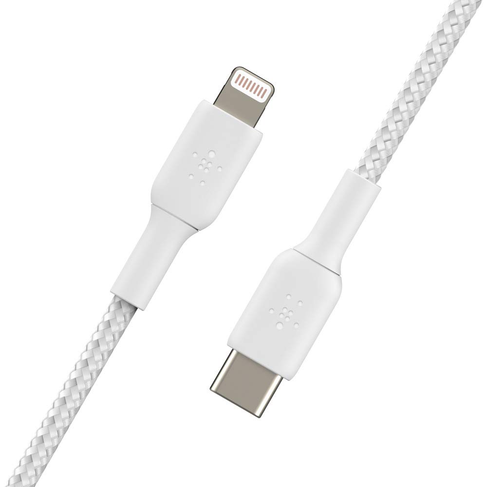 belkin-boostcharge-c-ble-usb-c-vers-lightning-tress-3m-blanc image 4