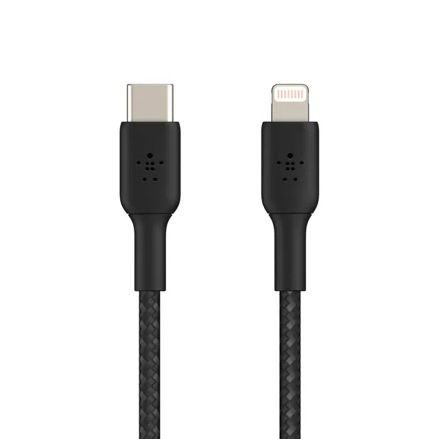 belkin-boostcharge-c-ble-usb-c-vers-lightning-tress-3m-noir image 1