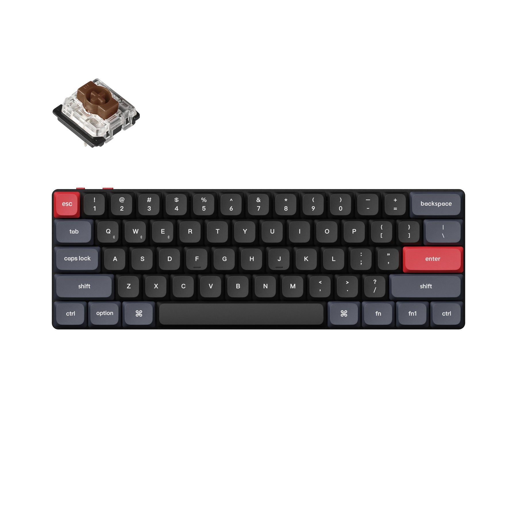 keychron-k9-pro-clavier-m-canique-sans-fil-ultra-fin-60-disposition-us-ansi image 2