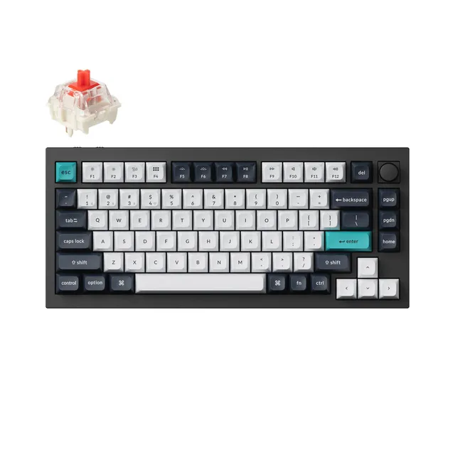 keychron-q1-max-clavier-m-canique-custom-sans-fil-qmk-via-us-ansi image 1