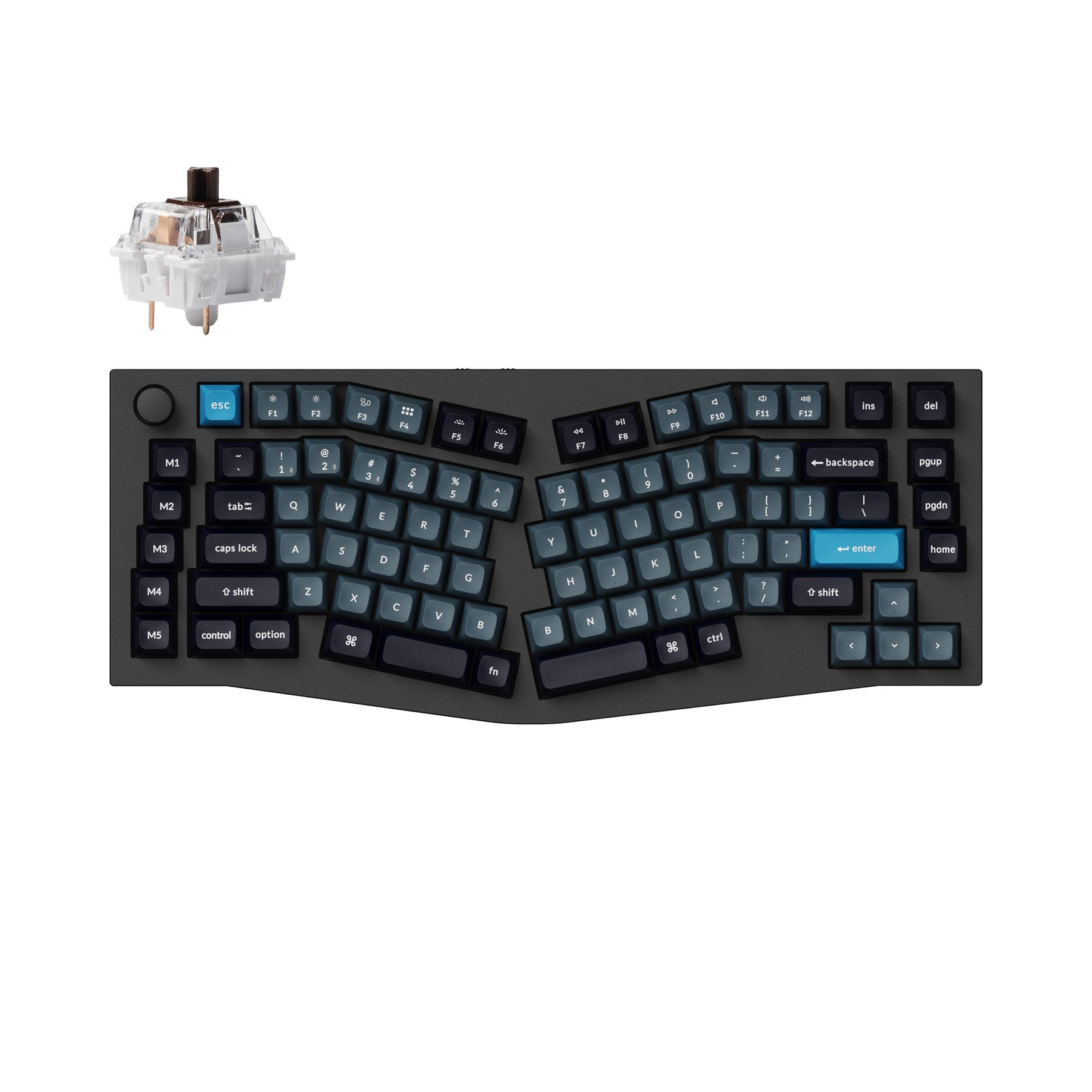 keychron-q10-pro-alice-layout-clavier-m-canique-custom-sans-fil-qmk-via-ansi-us image 2