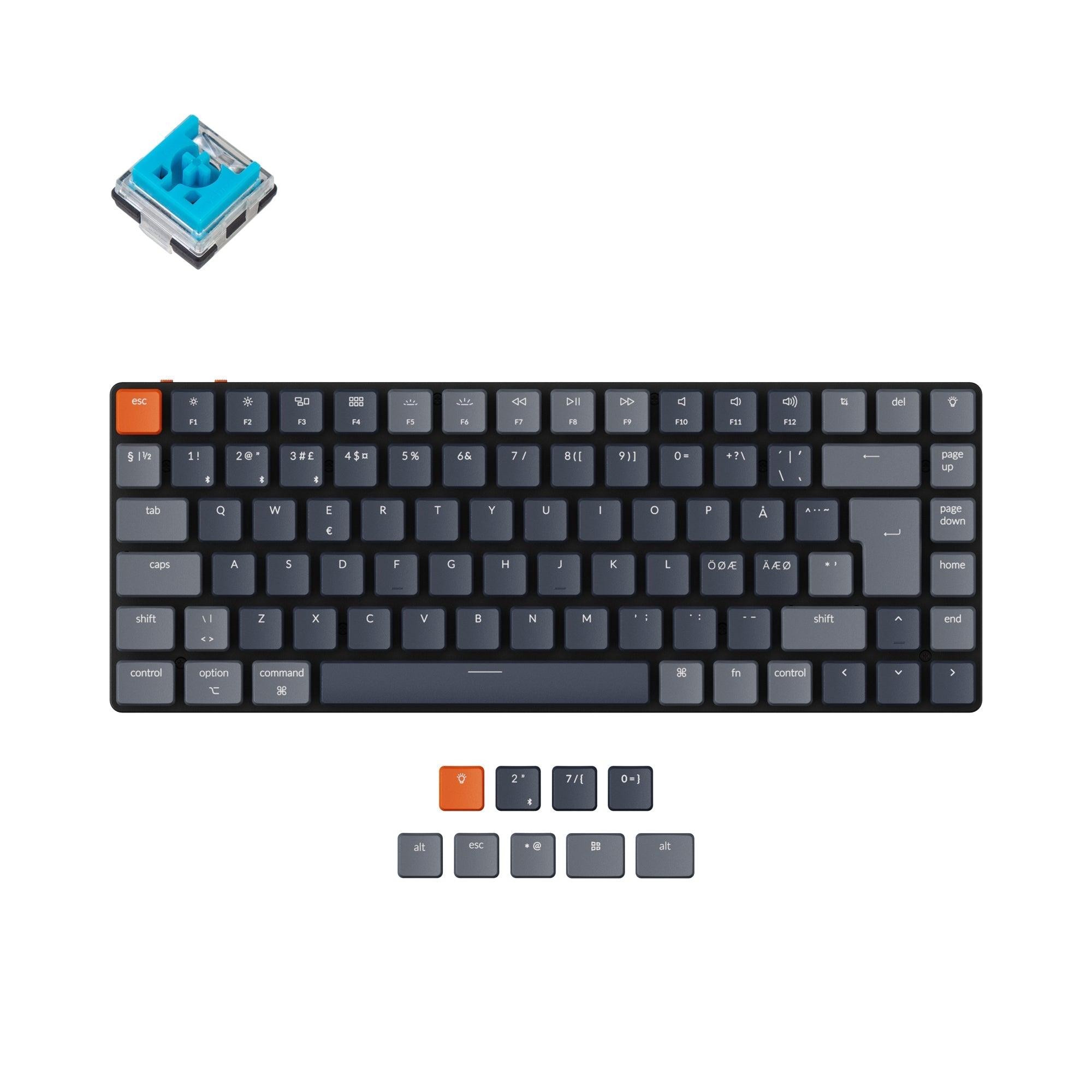 keychron-k3-version-2-clavier-m-canique-sans-fil-ultra-fin-iso-nordique image 5