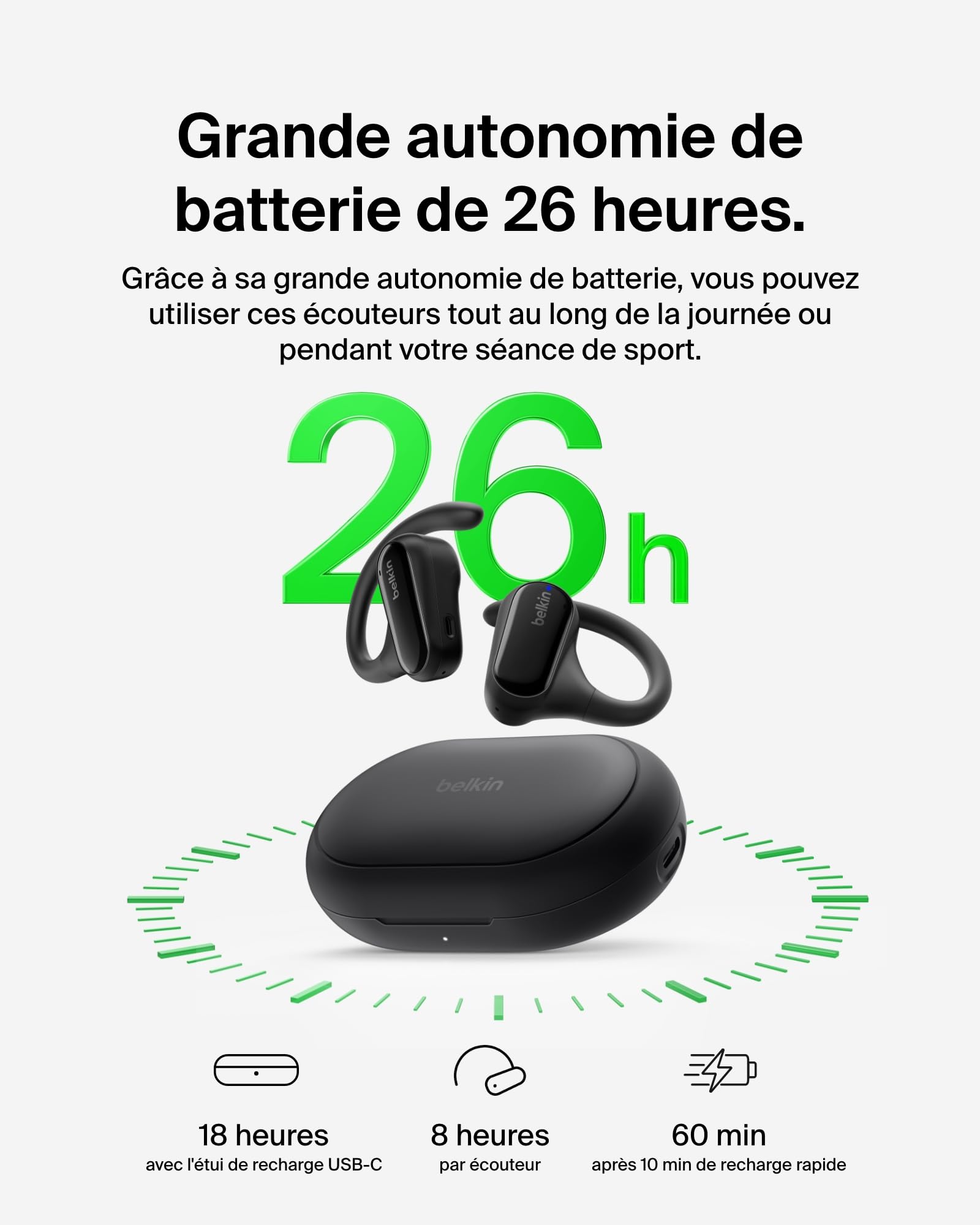 belkin-soundform-clearfit-couteurs-oreilles-libres-bluetooth-noir-ipx5 image 3