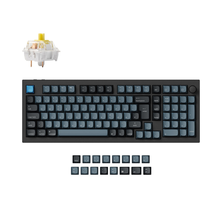 keychron-q5-pro-clavier-m-canique-custom-sans-fil-qmk-via-collection-iso image 2