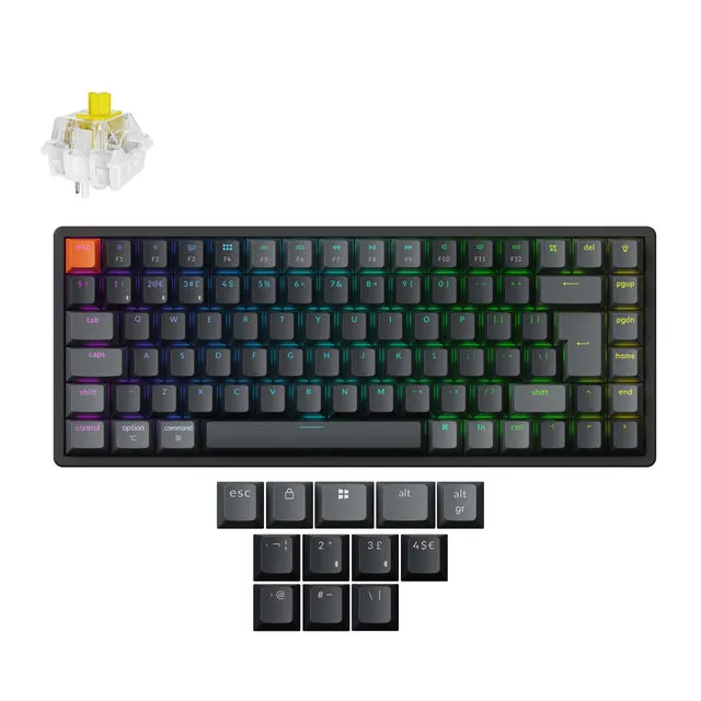 keychron-k2-version-3-clavier-m-canique-sans-fil-qmk-75-iso image 1