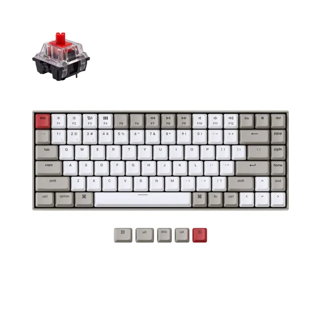 keychron-k2-non-r-tro-clair-clavier-m-canique-sans-fil-us-ansi-75 image 1