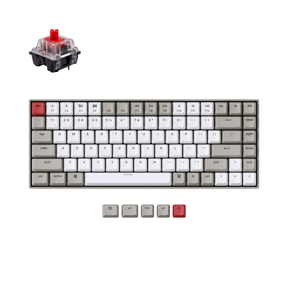 keychron-k2-non-r-tro-clair-clavier-m-canique-sans-fil-us-ansi-75 image 1