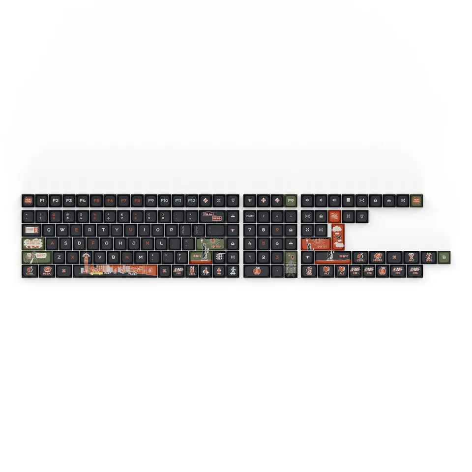 keychron-mda-dye-sub-pbt-full-set-touches-new-york-ansi image 1
