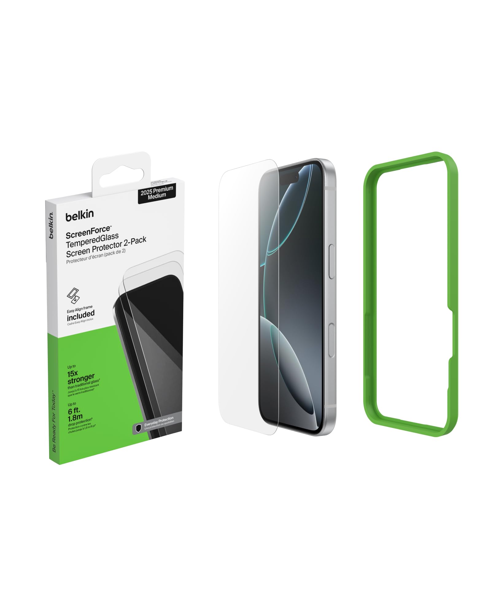 belkin-screenforce-temperedglass-protection-d-cran-iphone-17-pro-pack-de-2-9h image 1