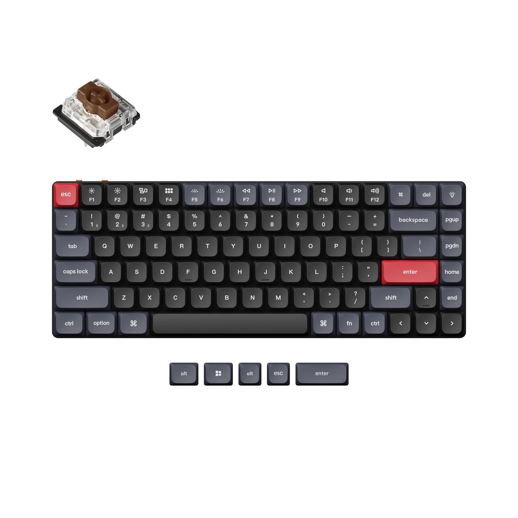 keychron-k3-pro-qmk-via-clavier-m-canique-fin-sans-fil-75-us-ansi image 3