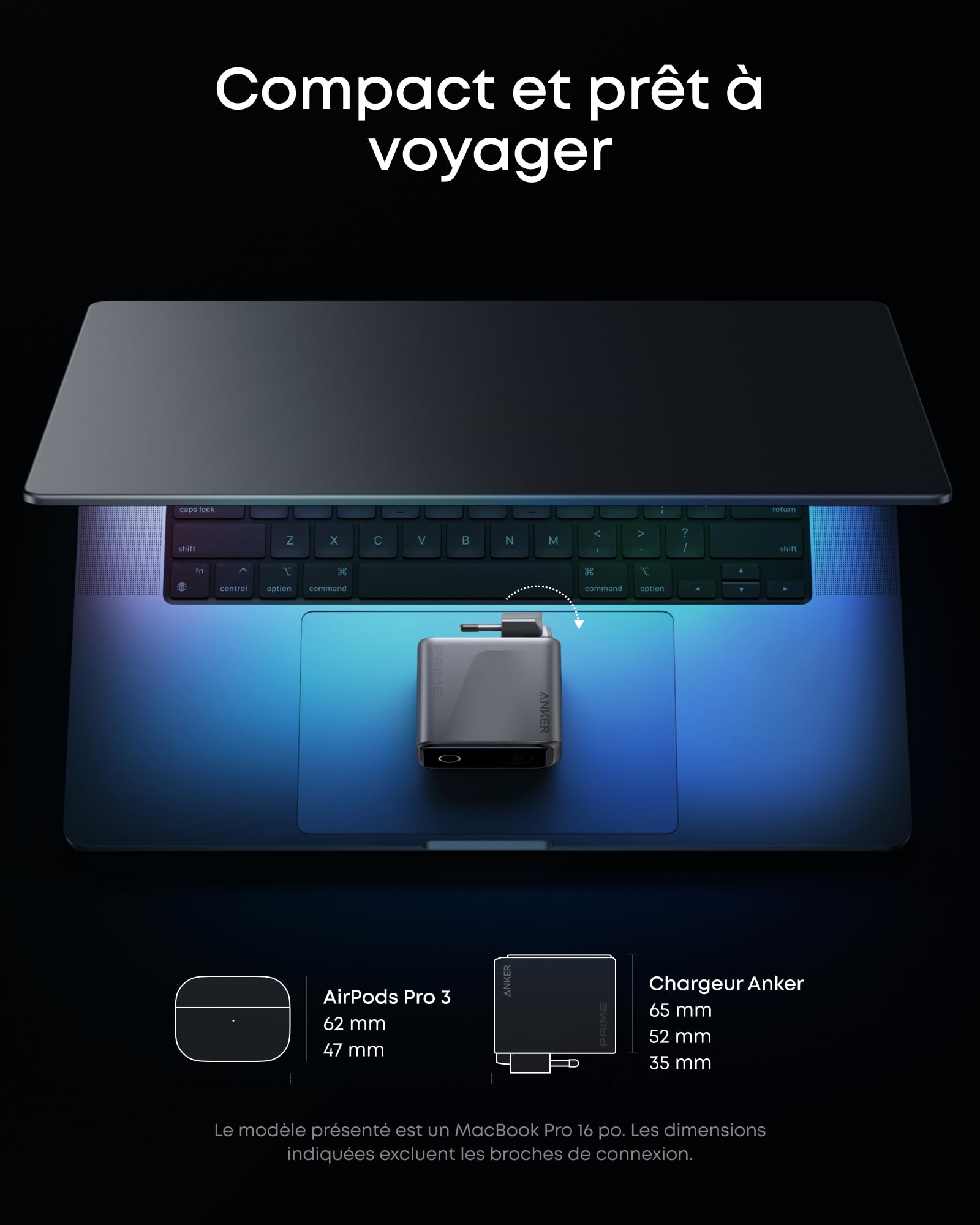 anker-prime-chargeur-usb-c-160w-3-ports-cran-intelligent image 6