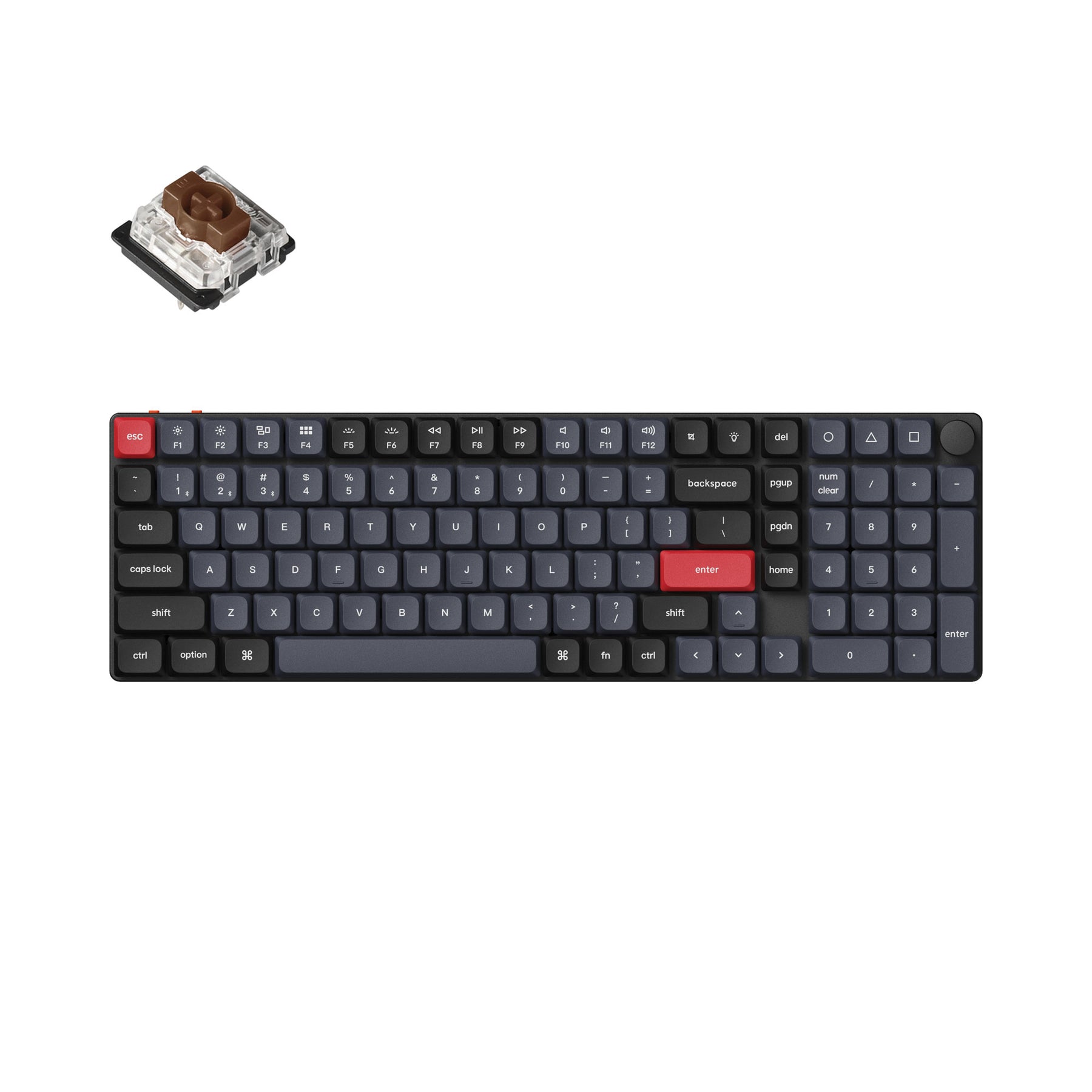keychron-k17-pro-clavier-m-canique-sans-fil-ultra-fin-96-qmk-via-us-ansi image 3