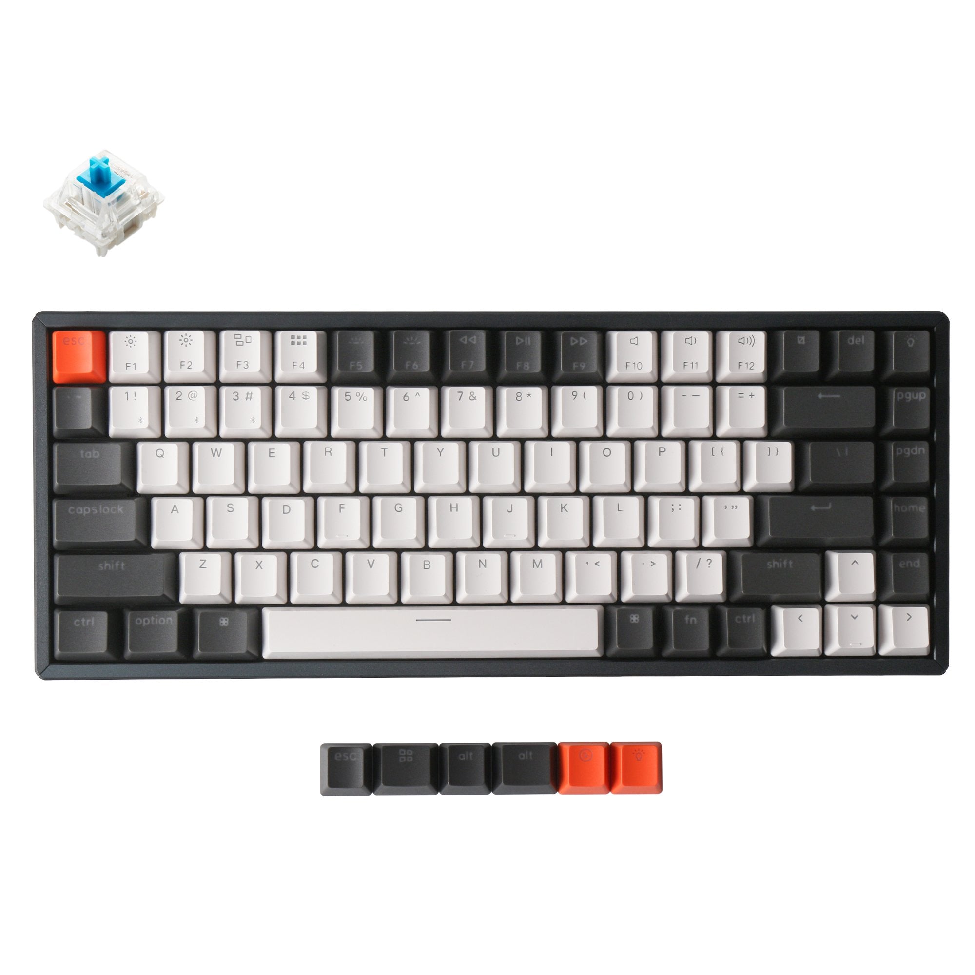 keychron-k2-version-2-clavier-m-canique-sans-fil-hot-swappable-ansi-us-75 image 2