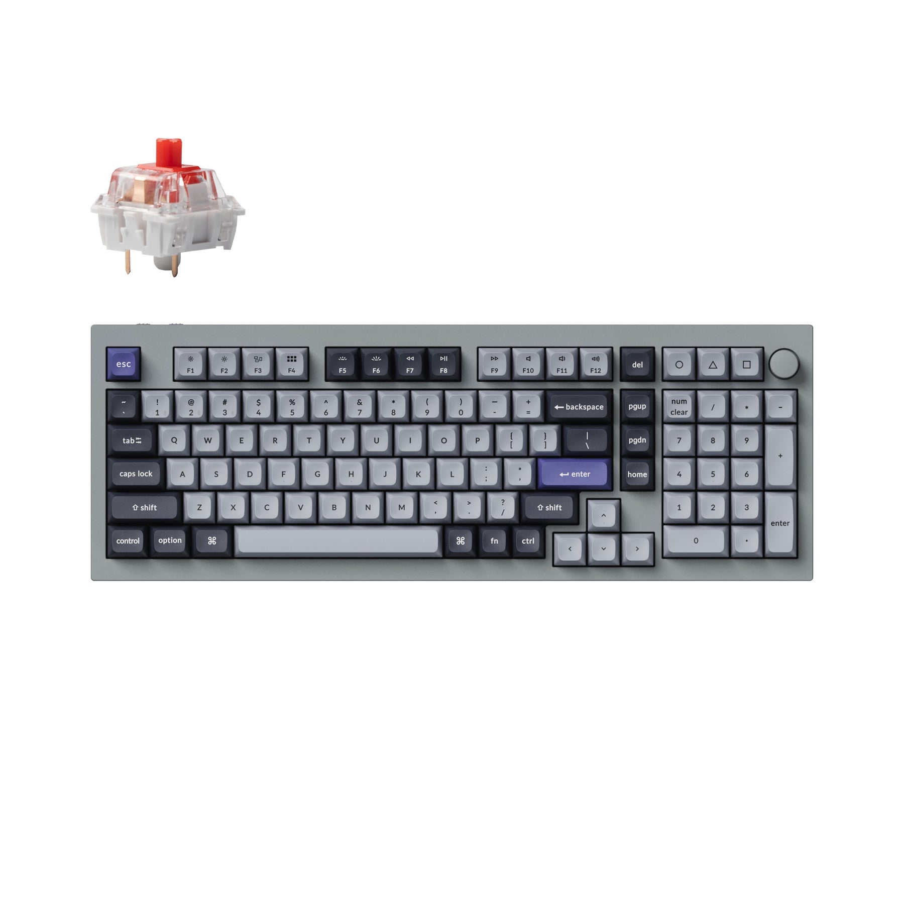 keychron-q5-pro-clavier-m-canique-custom-sans-fil-96-us-ansi-qmk-via image 4