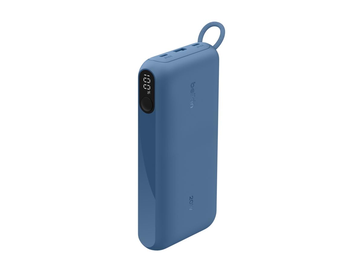 belkin-batterie-externe-usb-c-20-000-mah-20w-3-ports-avec-cran-num-rique-bleu image 4