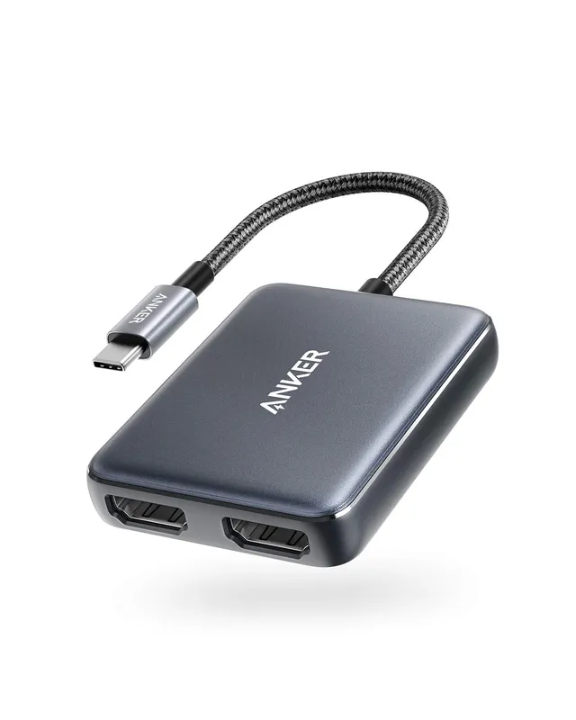 anker-powerexpand-adaptateur-usb-c-vers-double-hdmi-4k-compact image 1