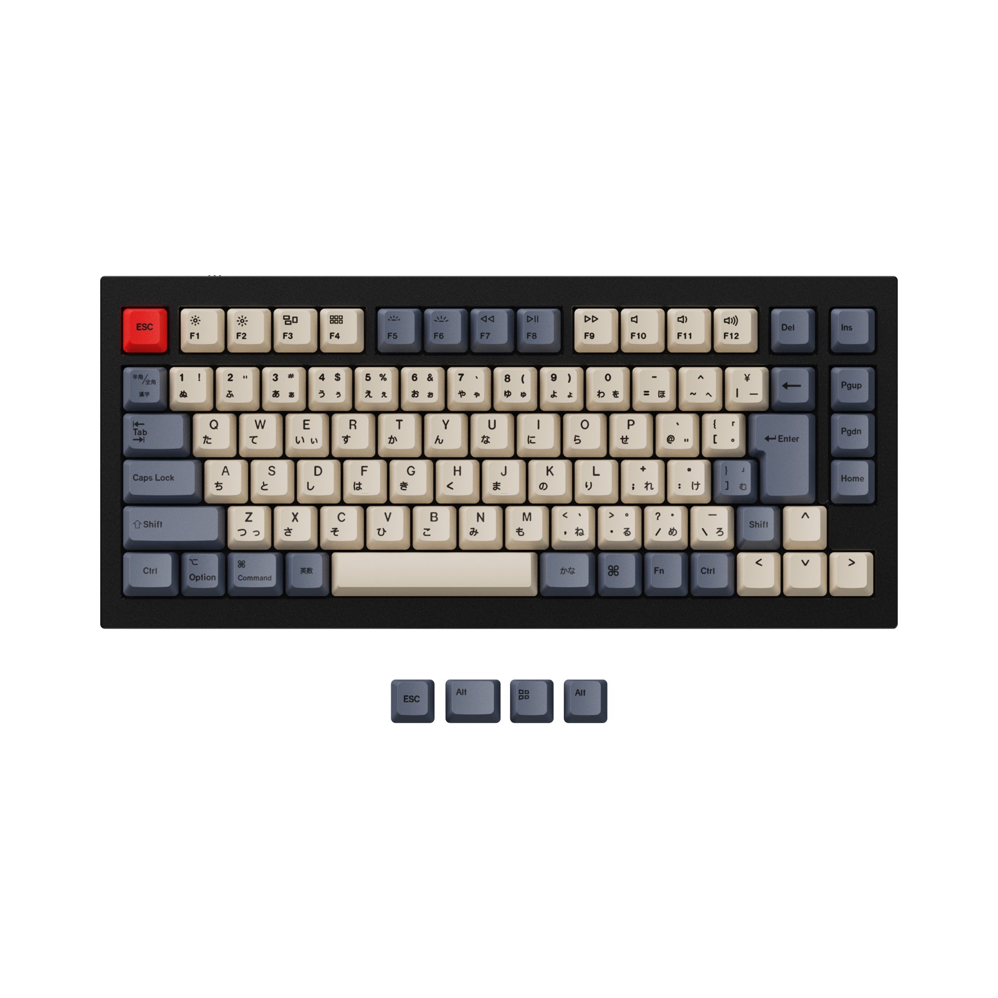 keychron-q1-jis-oem-dye-sub-pbt-lot-de-touches image 3