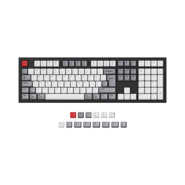 keychron-set-de-capuchons-pbt-retro-oem-dye-sub-iso-et-ansi image 1
