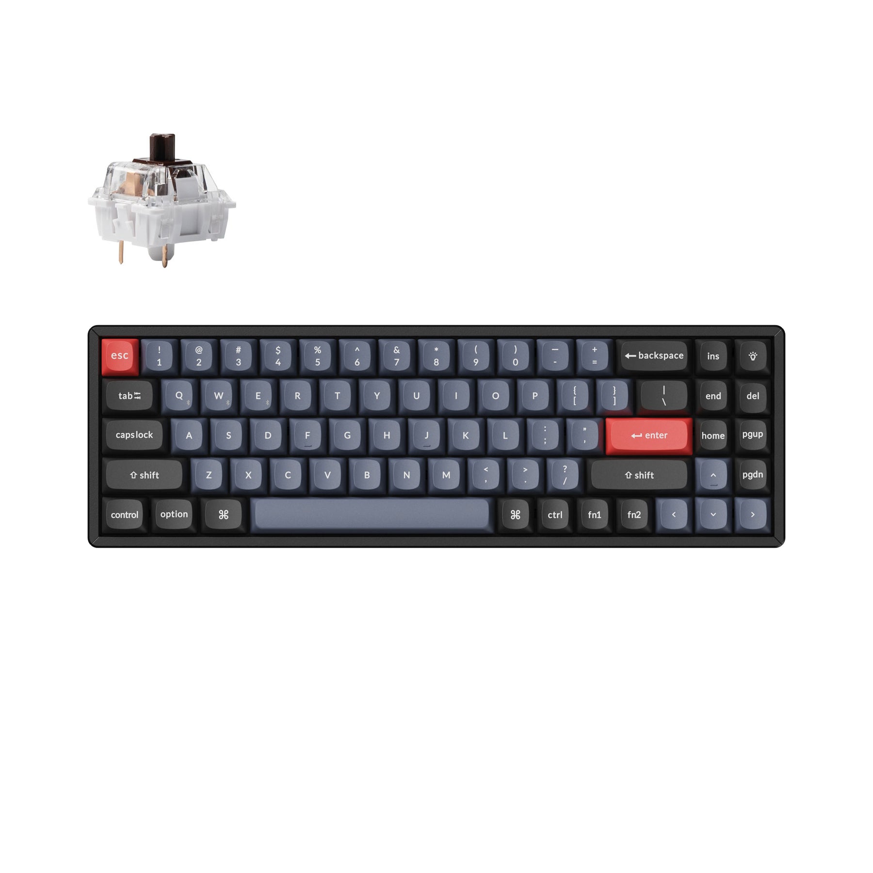 keychron-k14-pro-clavier-m-canique-sans-fil-qmk-via-disposition-us-ansi image 4