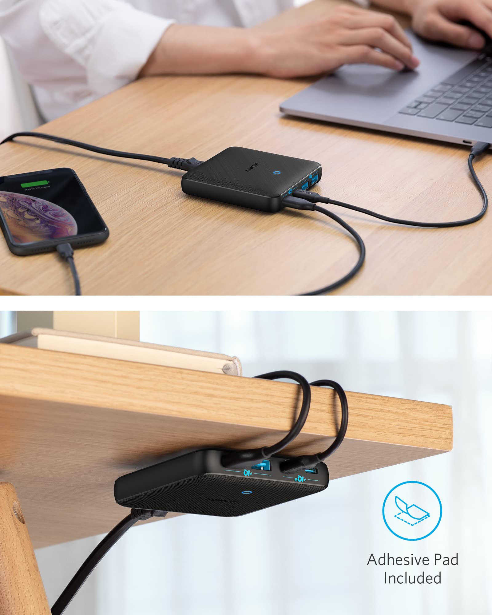 anker-powerport-atom-iii-slim-chargeur-usb-c-gan-63w-4-ports image 5